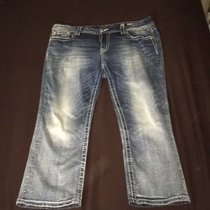Miss me easy fit cropped jeans